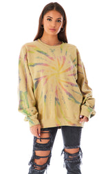 SHOOTING STAR TIE DYE SWEATSHIRT