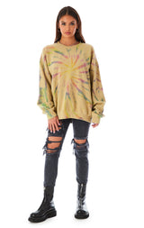 SHOOTING STAR TIE DYE SWEATSHIRT