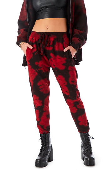 BLOTCH TIE DYE SWEATPANTS