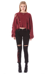 MIA RHINESTONE FLAME JEAN