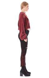 MIA RHINESTONE FLAME JEAN