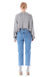 EMELIA KINSLEY RHINESTONE FRINGE JEAN