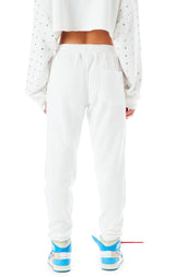 ALLOVER RHINESTONE SWEATPANTS