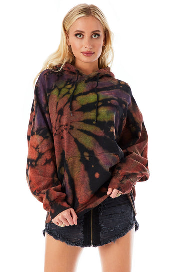 KALEIDOSCOPE TIE DYE HOODIE