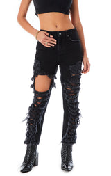 HERMIA ADDISON BLACK JEAN
