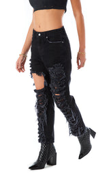 HERMIA ADDISON BLACK JEAN