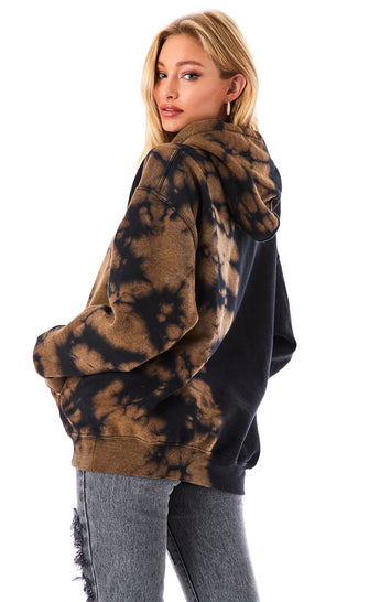 HALF BLEACH HOODIE