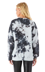 SPLOTCH TIE DYE CREW NECK SWEATSHIRT