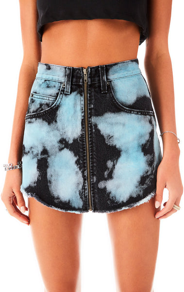 BEATRICE BLEACH CLOUD DENIM SKIRT