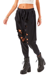 RIPPED SWEATPANTS