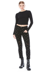 MIA ALLOVER RHINESTONE JEAN