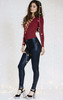 3180 Wax High Rise Skinny Jean