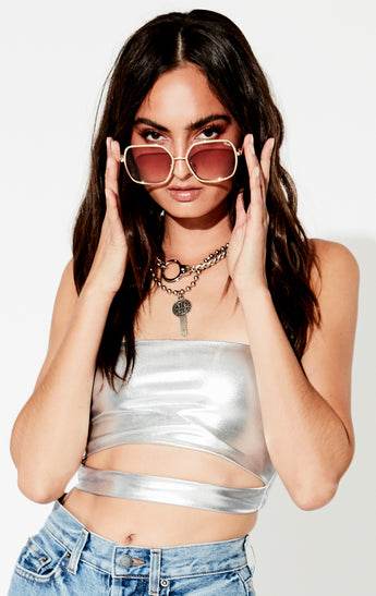 QUAY UNDERCOVER SQUARE LENS SUNGLASSES