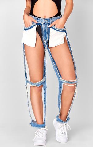 EXTREME CUT OUT JEAN