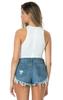 SLEEVELESS LACE UP BODYSUIT